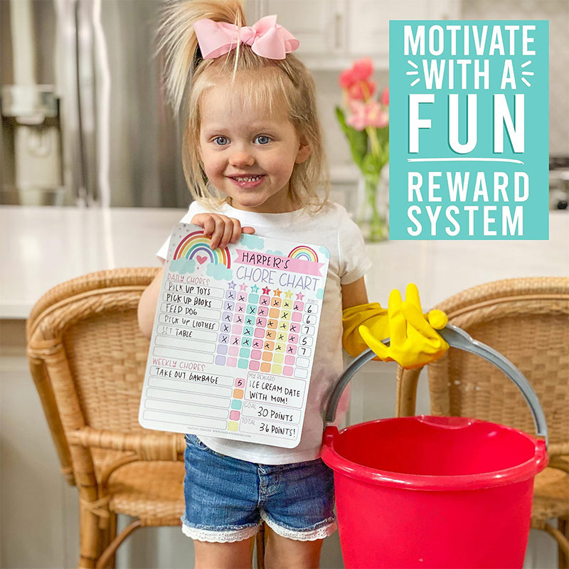 Children's Chore Chart Fridge Magnets