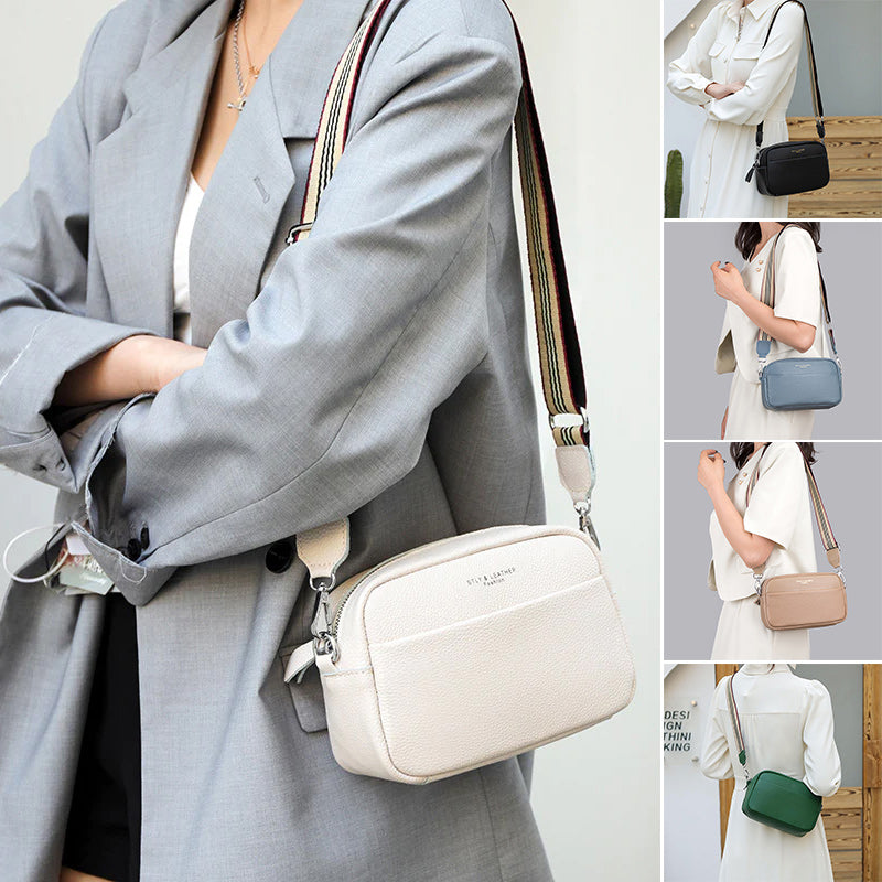 Wide Strap Crossbody Bag