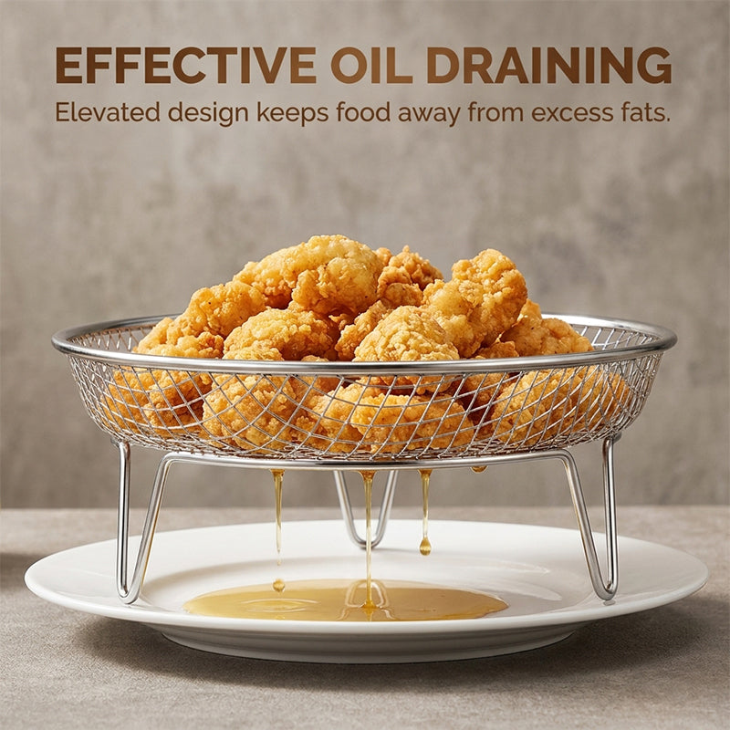 Stainless steel air fryer rack