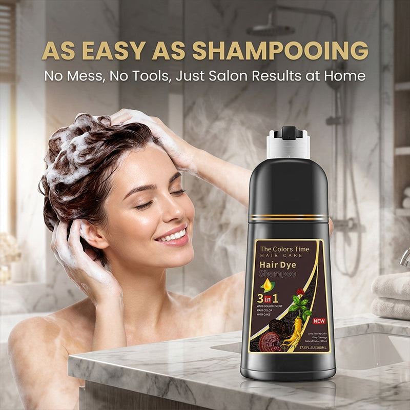 3 in 1 Hair Dye Shampoo