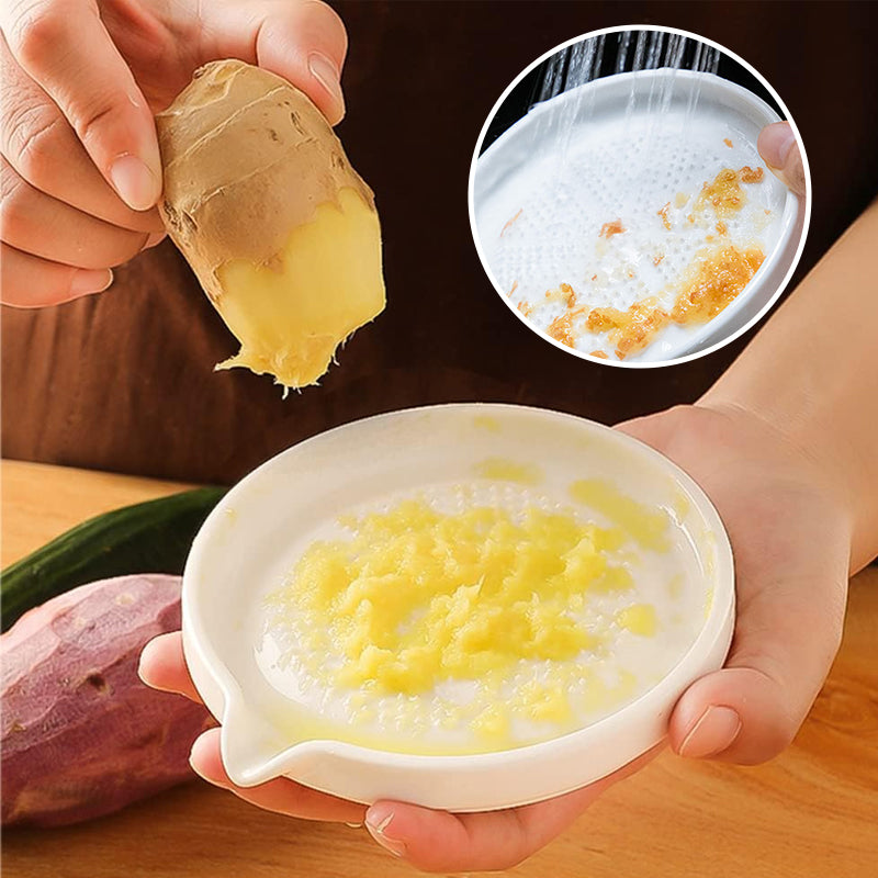Ceramics Grater Plate with brush
