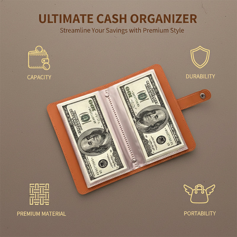 Cash Savings Book Money Binder