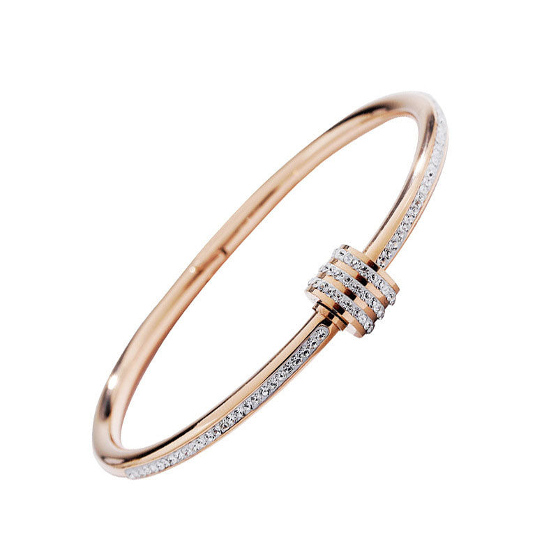 Gold-Plated Zircon Bracelets