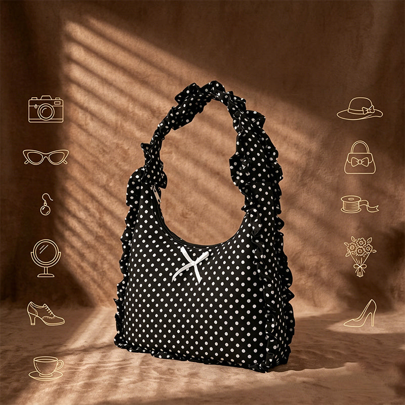 Polka Dot Bow Bag