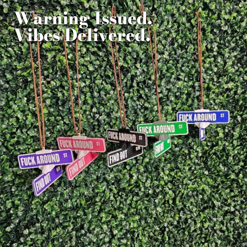 Funny Street Warning Sign Hanger