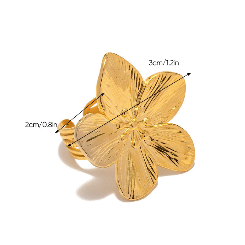Gold Flower Jewellery