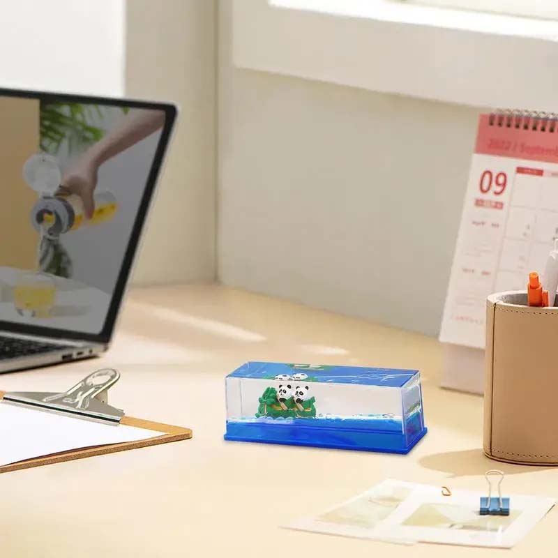 Liquid Hourglass Desktop Decoration
