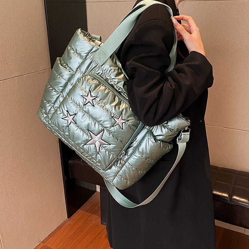 Winter Wide Strap Handbag