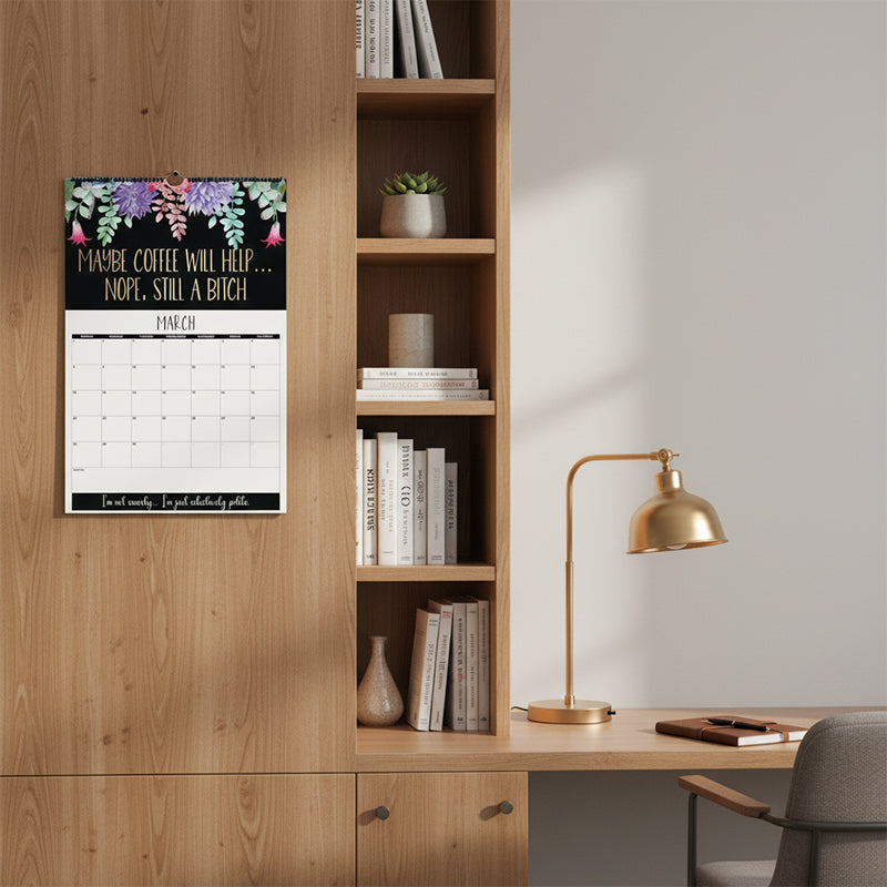Here We F*cking Go Again: 2026 Swear Calendar for Tired-Ass Women