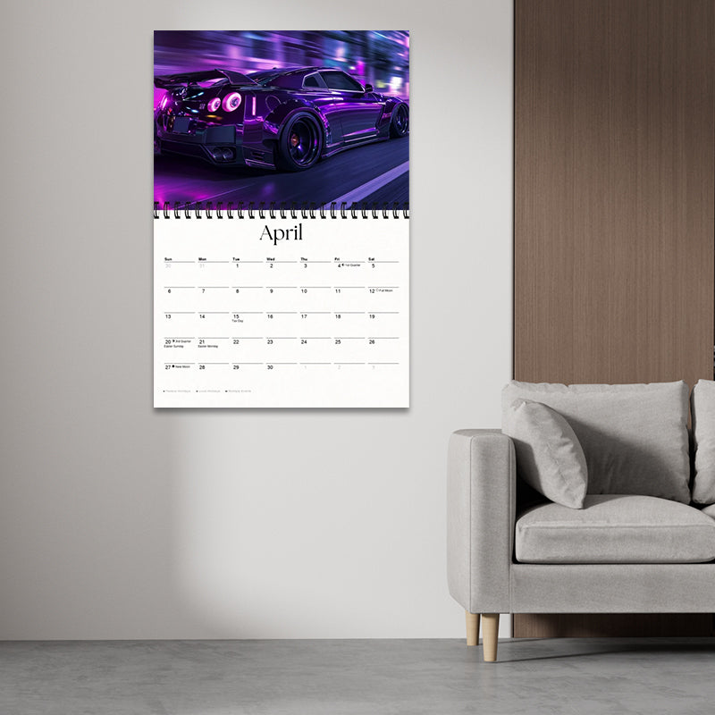 Car Calendar 2025