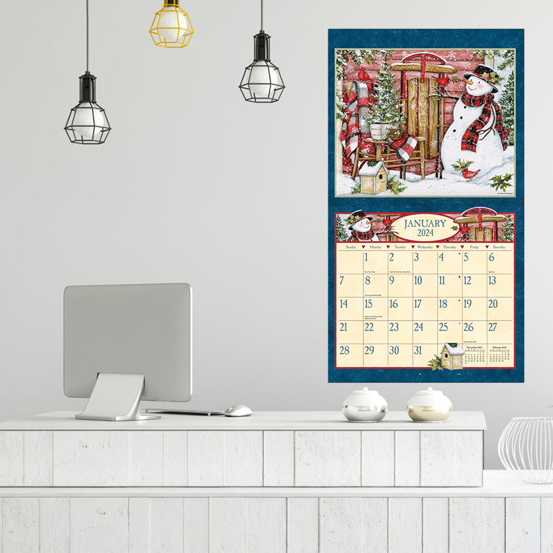 2024 Vintage Illustrated Calendar