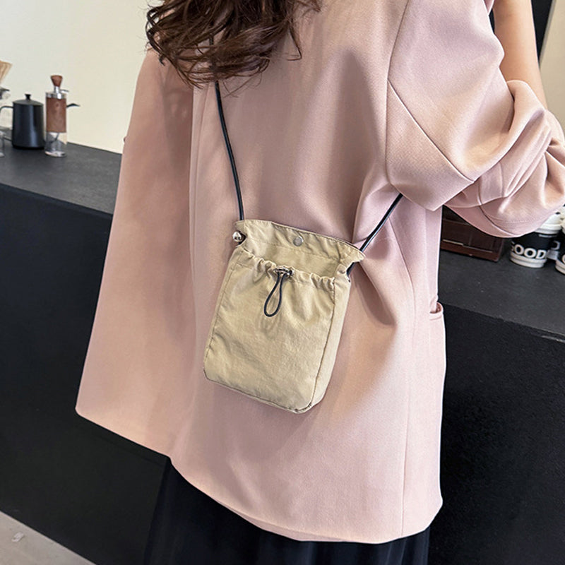 Minimalist Drawstring Phone Bag