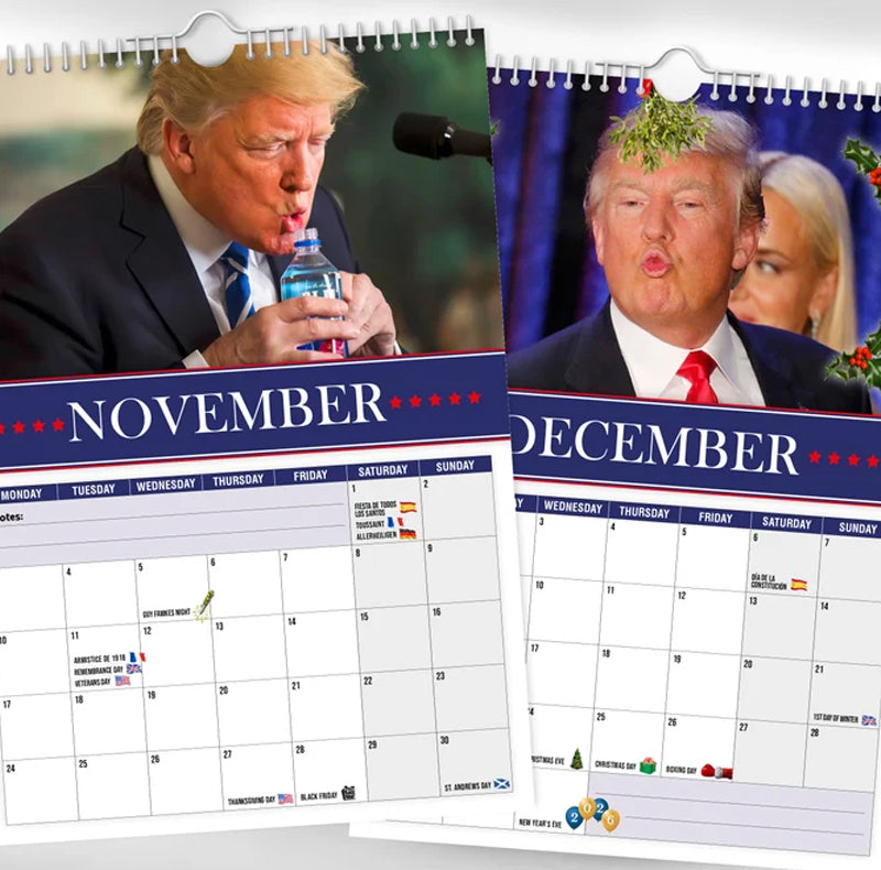 2025 Trump Wall Calendar