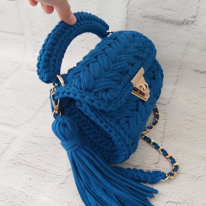 Ethnic Style Knitting Bag
