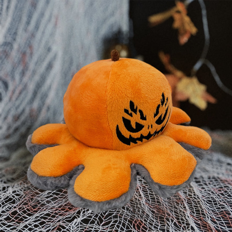 Reversible Pumpkin Lantern Plushie