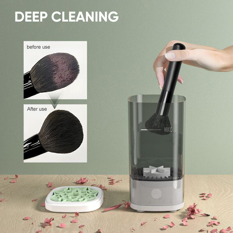 Fully automatic quick-drying makeup brush cleaning machine