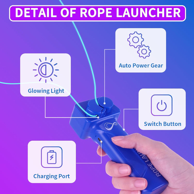 Portable Rope Launcher Loop Fidget Toy