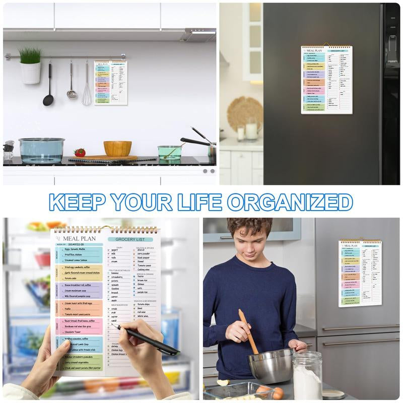 Weekly Meal Planner Notebook