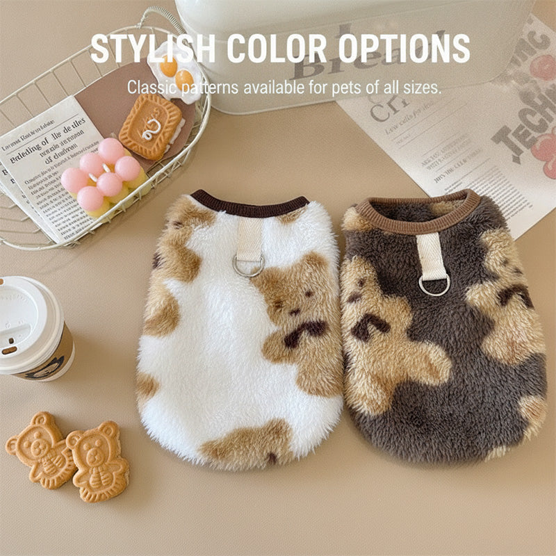 Pet Plush Pull-Tab Vest
