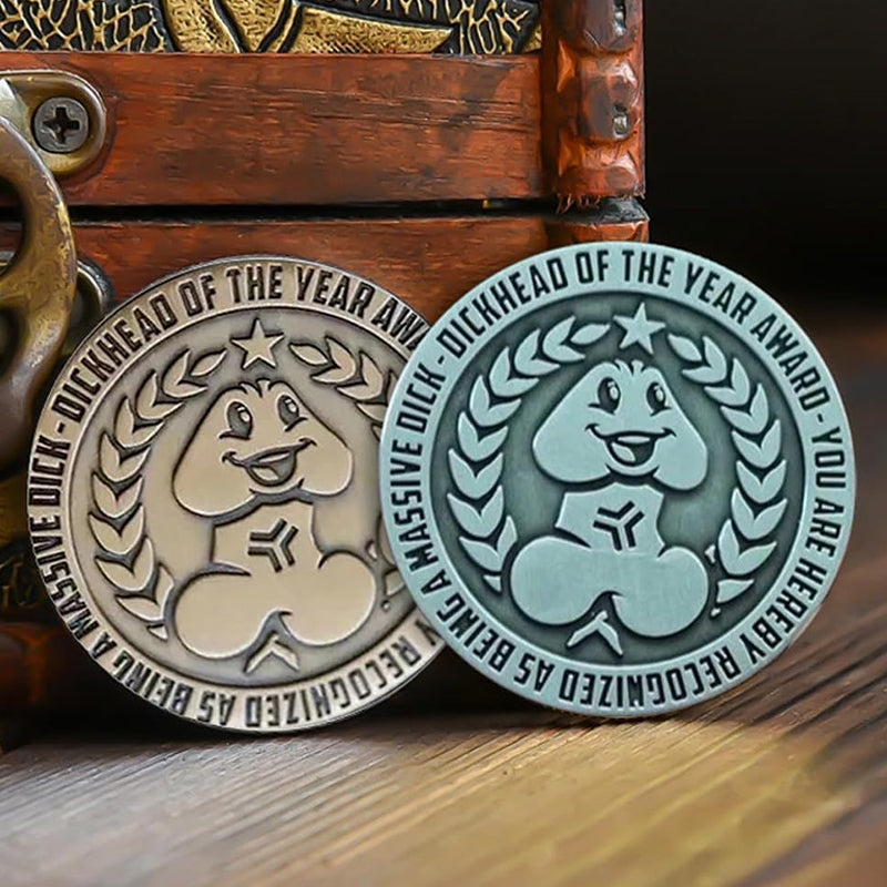 Hilarious Dickhead of the Year Challenge Coin