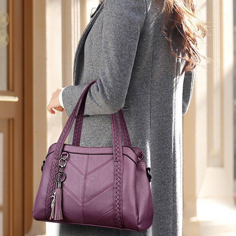 Tassel handbag shoulder bag