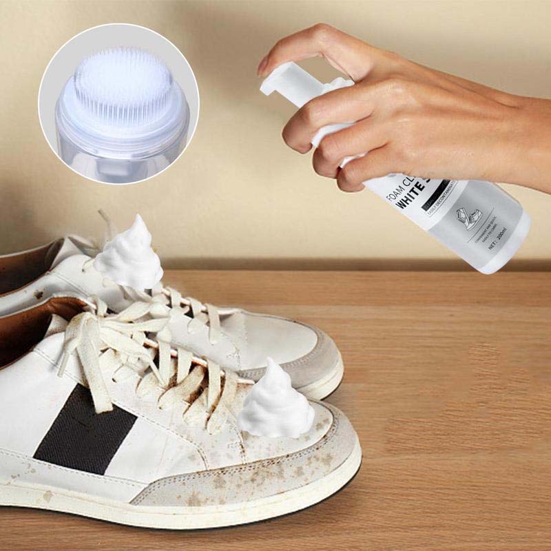 White shoes cleaning agent