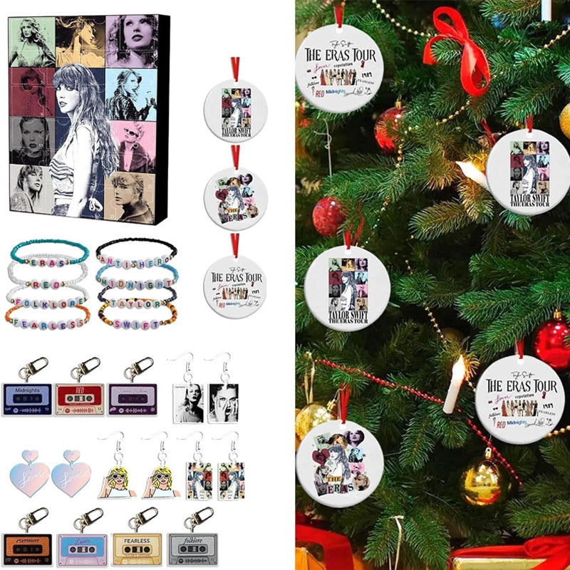 Magical Music Lover Advent Calendar Bracelets 2024 - Gift for Taylor Swift Fans