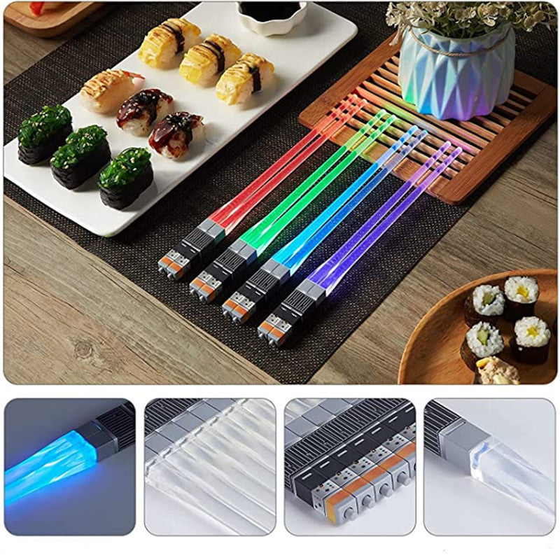 9-Color LED Light-Up Chopsticks