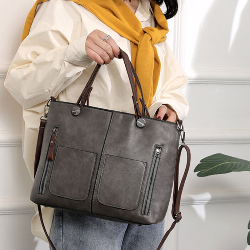 Ladies Vintage Leather Shoulder Bag