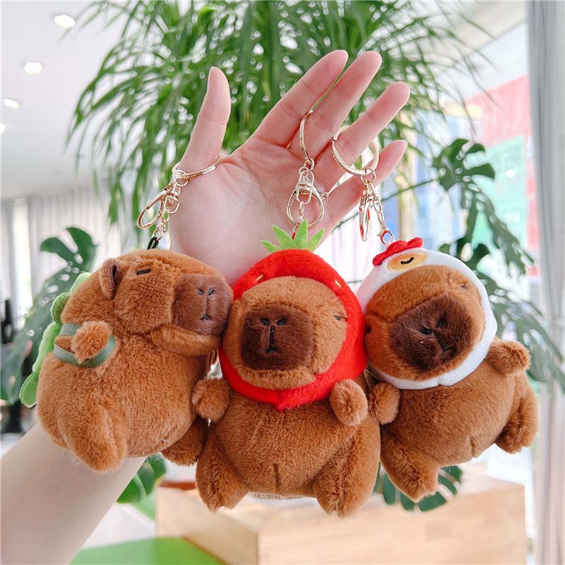 Capybara Keychain Key-ring Bag
