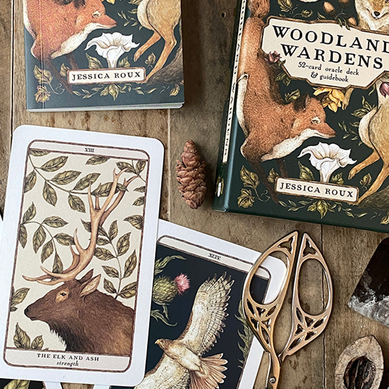 Woodland Wardens: A 52-Card Oracle Deck & Guidebook