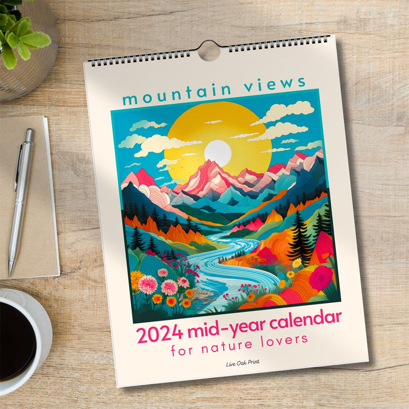 Mountain Views MID YEAR 2024 - 2025 Calendar