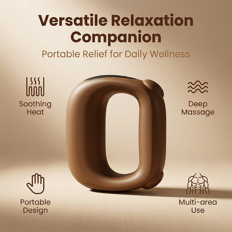 Heating Vibration Muscle Relaxation Ring Massager
