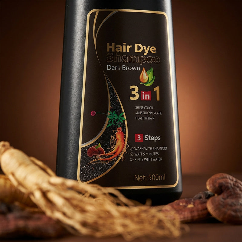 Herbal 3-in-1 Hair Dye Shampoo