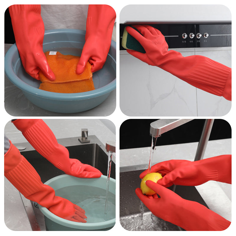 Latex Dishwashing Gloves