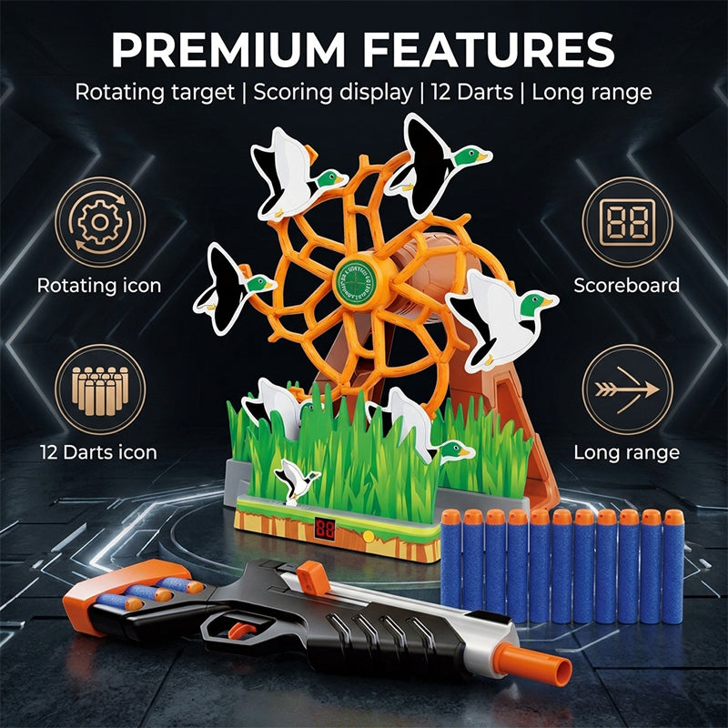 Rotating Goose Shooting Toy