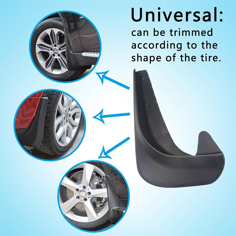 Automotive No-Drill Universal Tire Mud Flaps