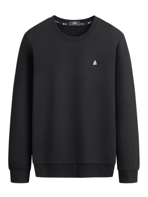 Solid Color Casual Pullover Top