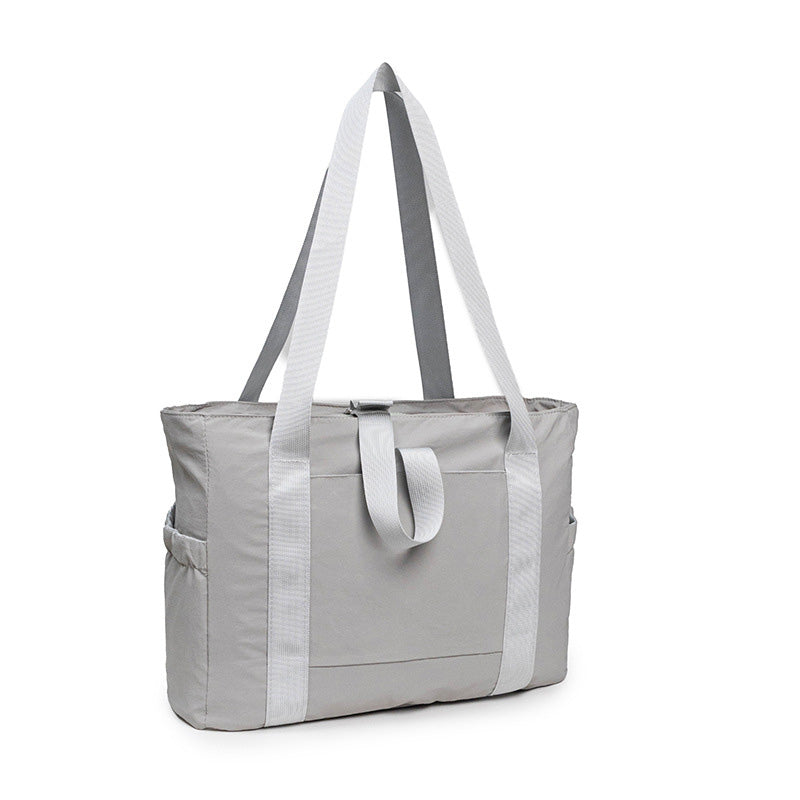 Women Tote Bag Shoulder with Yoga Mat Buckle