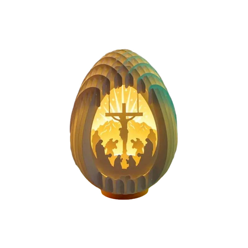 Easter 3D Paper Desk Lamp