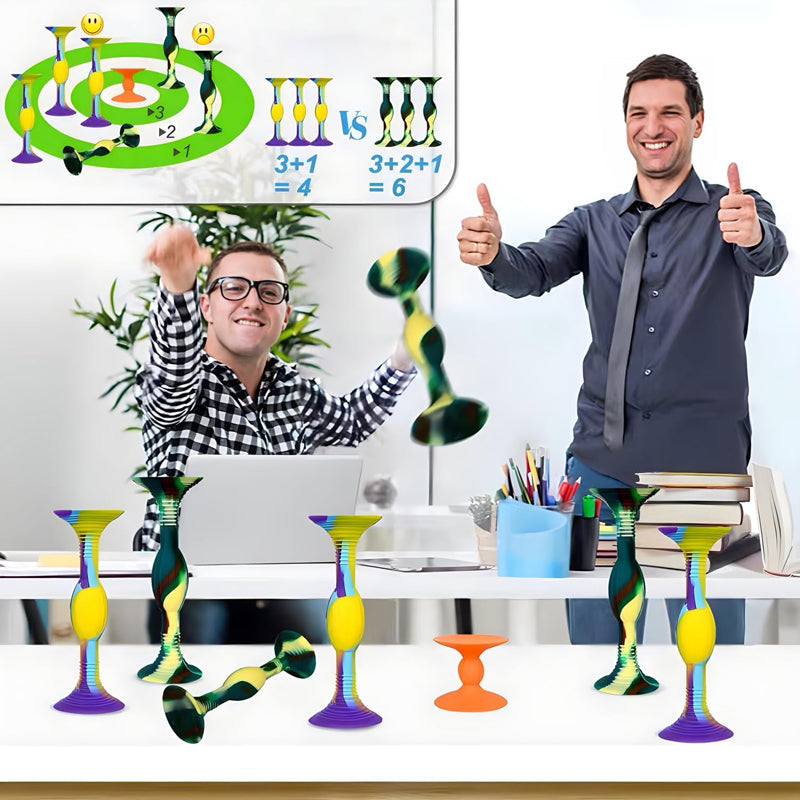 7Pcs Double-Heade Suction Cup Game Set
