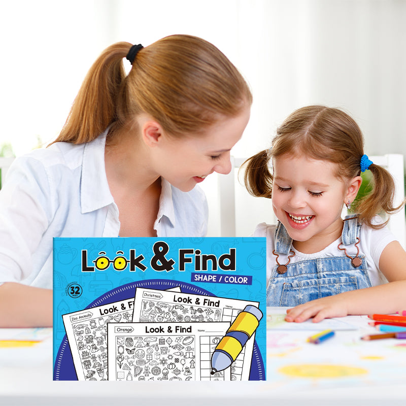 Kids Hidden Object Coloring Book