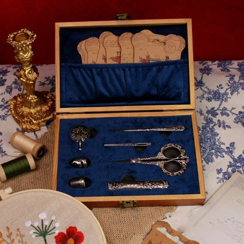 Vintage 5-Piece Set of Pointed Scissors