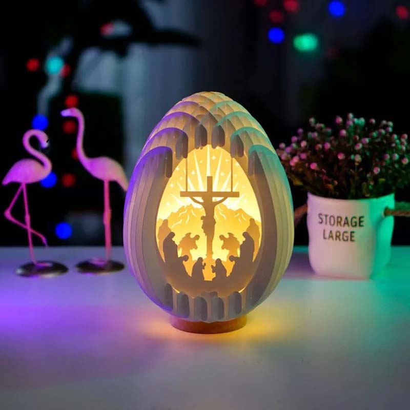 Easter 3D Paper Desk Lamp