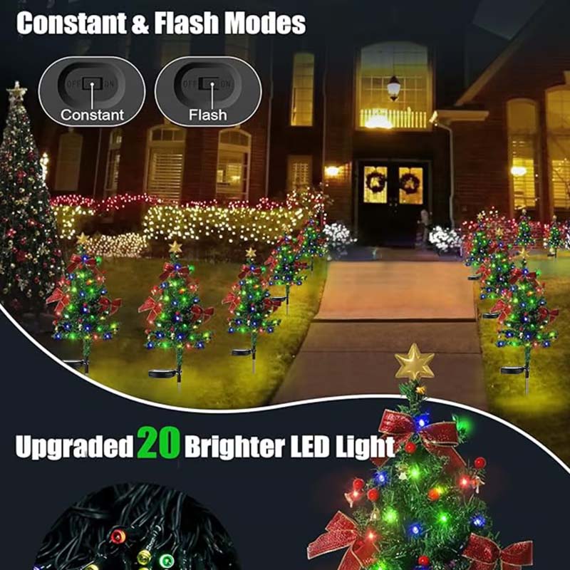 Solar Christmas Trees Lights