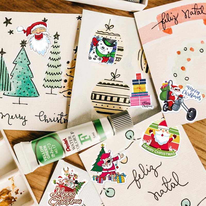 Christmas Doodle Stickers(25 PCS)