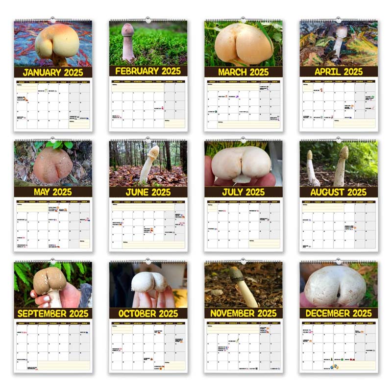 World's Greatest Mushrooms Calendar