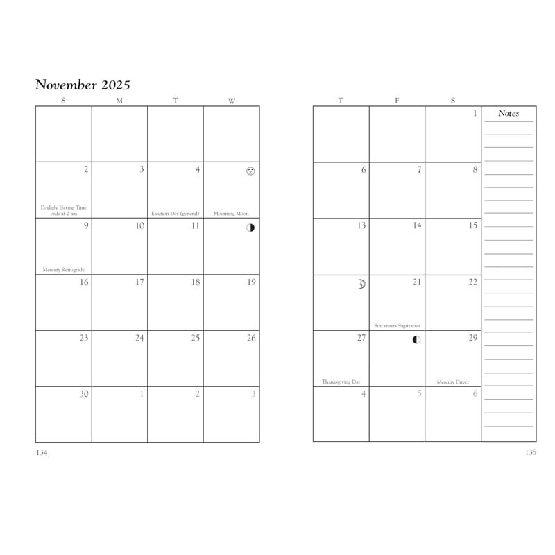 2025 Witches Calendar + Notebook