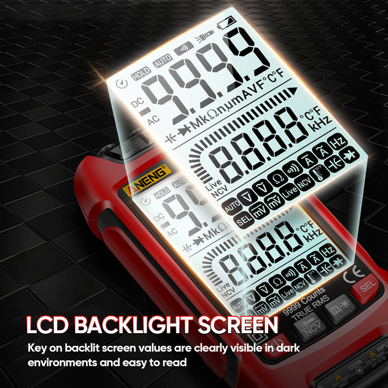 Anti-Burning Automatic Digital Display Small Universal Meter