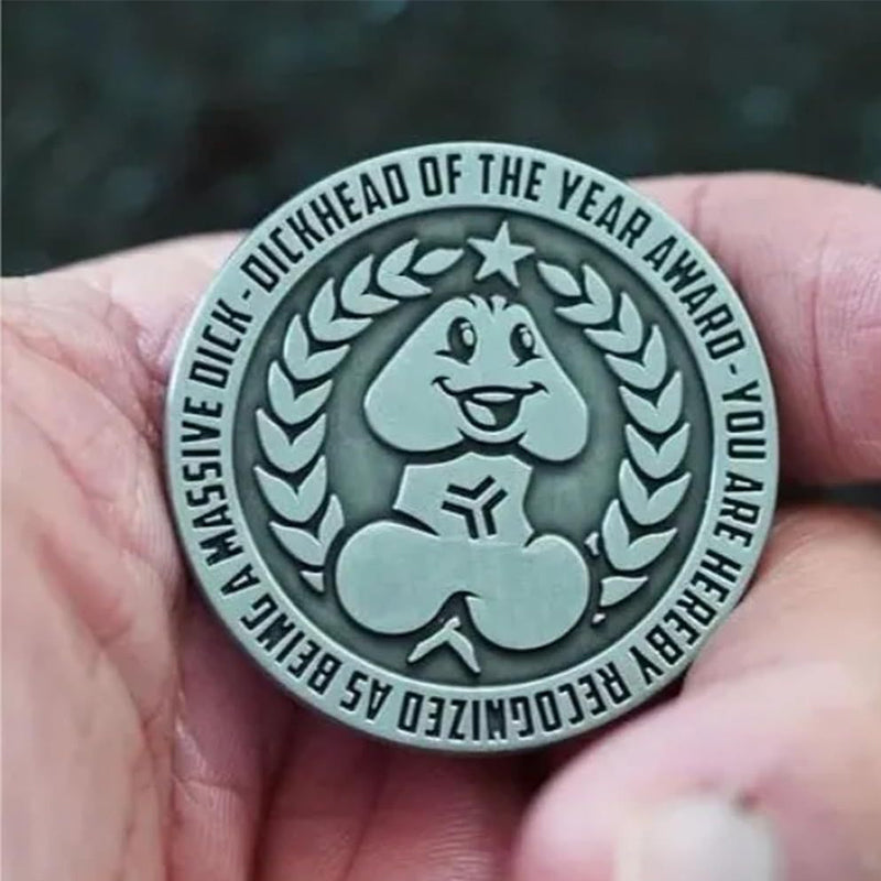 Hilarious Dickhead of the Year Challenge Coin